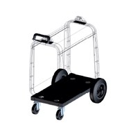 Set of wheels and sleeve for transporting one power source