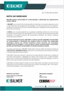 COMUNICADO OFICIAL con BALMER BRASIL